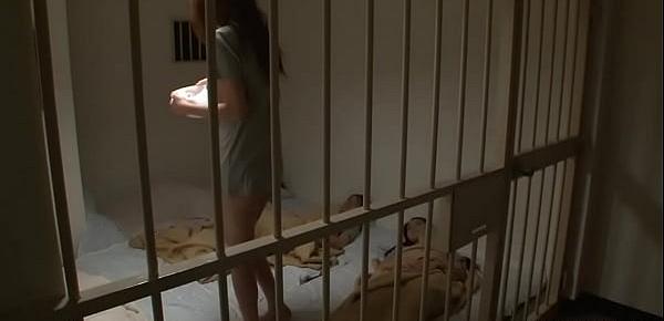  Lesbian porn action inside of a prison cell